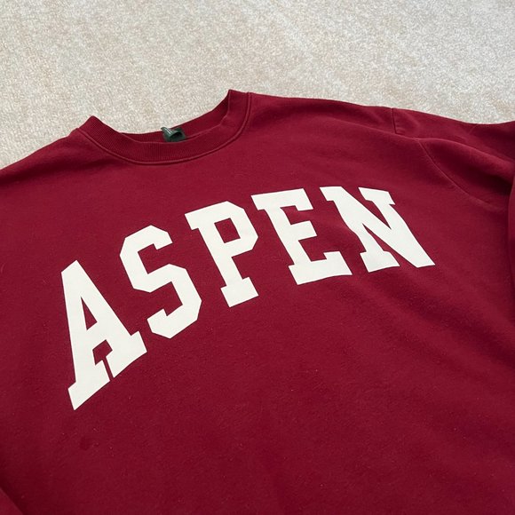 Wild Fable Aspen Crewneck Sweatshirt Top L Red - Picture 3 of 8